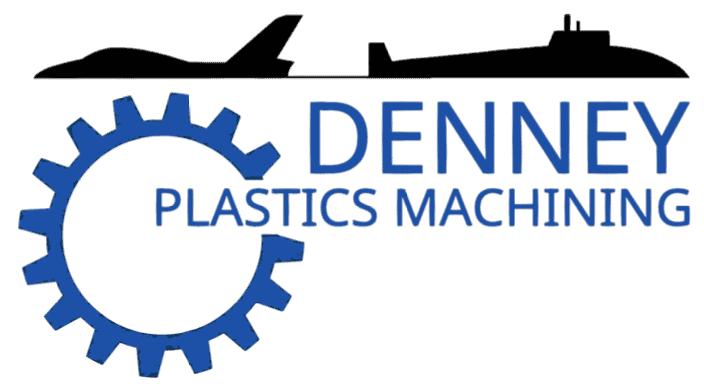 Denney Plastics Machining Blue and Black logo